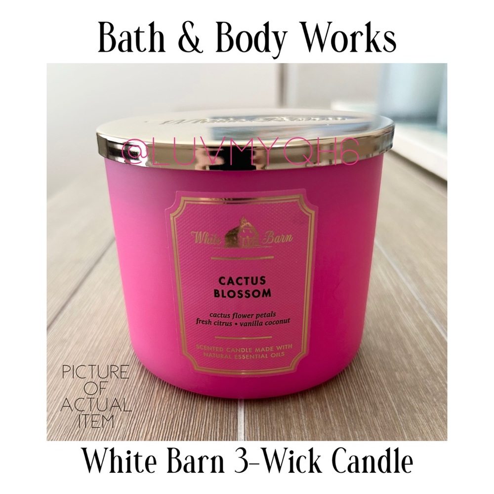 Bath & Body Works White 3-Wick Candle